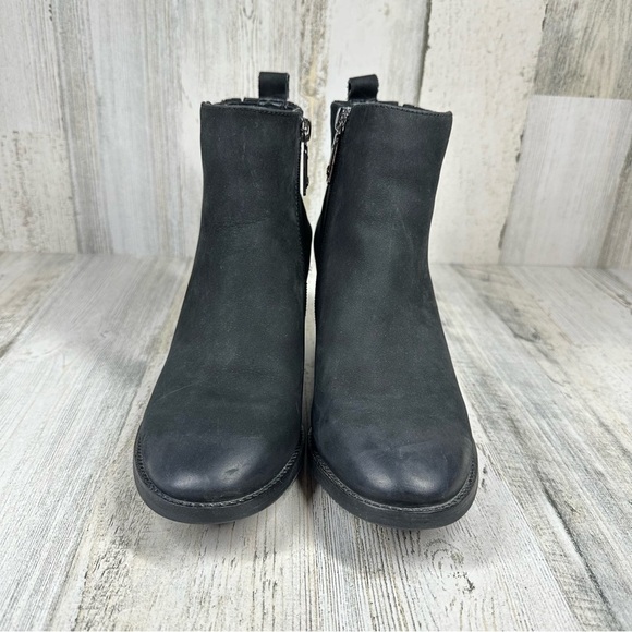 Blondo Noa Waterproof Nubuck Suede Block Heel Women's Bootie #1145 - Picture 4 of 11